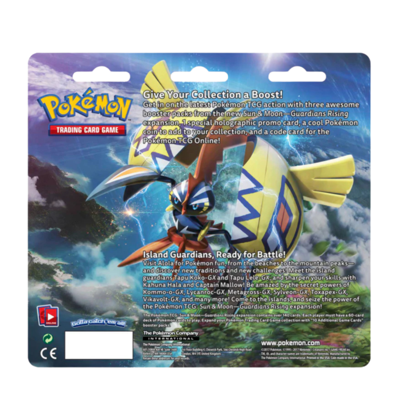 Pokémon Sun & Moon: Guardians Rising - Turtonator 3 Pack Blister - Image 2