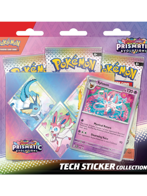 Pokémon Scarlet & Violet: Prismatic Evolutions Tech Sticker Collection