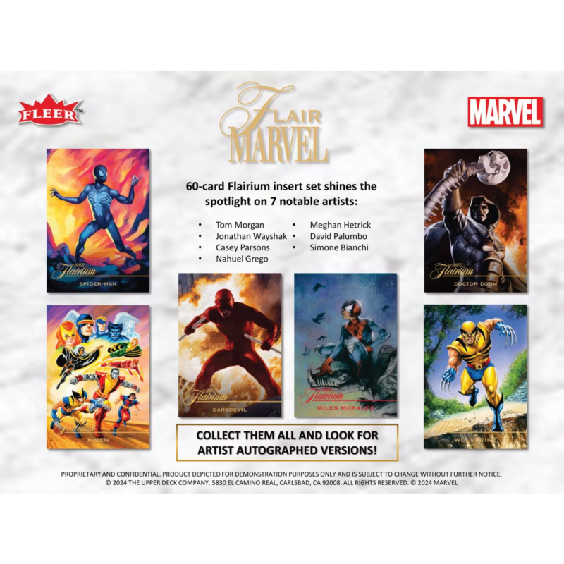 2023 Upper Deck Marvel Flair Hobby Box