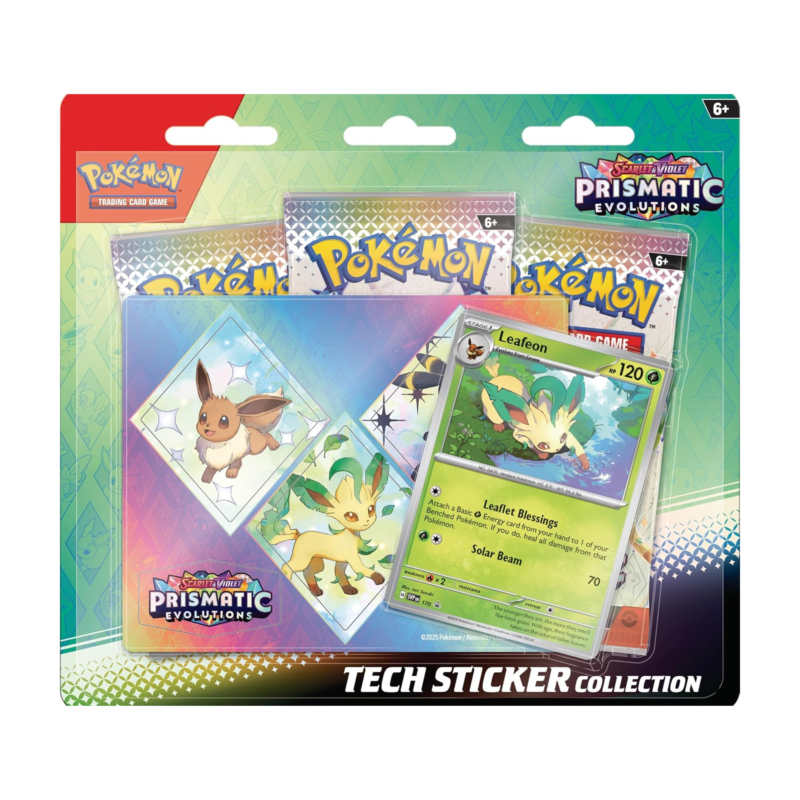 Pokémon Scarlet & Violet: Prismatic Evolutions Tech Sticker Collection