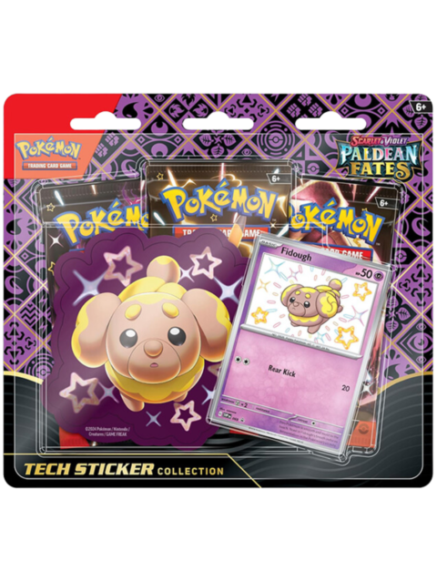 Pokémon Scarlet & Violet: Paldean Fates Fidough Tech Sticker Collection