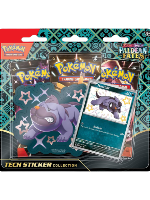 Pokémon Scarlet & Violet: Paldean Fates Maschiff Tech Sticker Collection