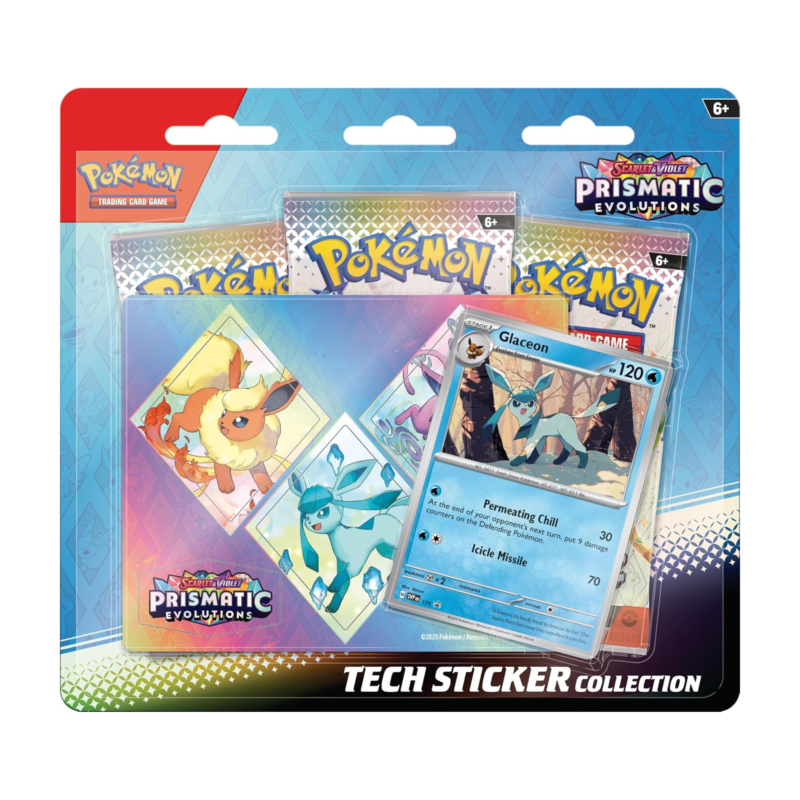 Pokémon Scarlet & Violet: Prismatic Evolutions Tech Sticker Collection