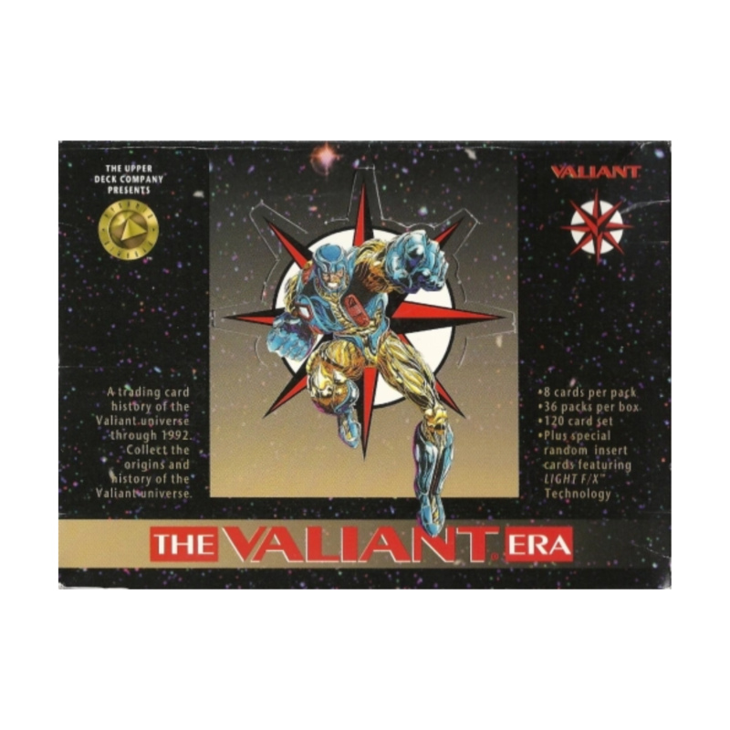 Sealed 1993 Upper Deck The Valiant Era Trading Card Box – 36 Packs, 120-Card Set