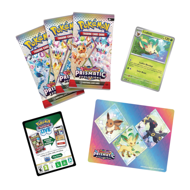 Pokémon Scarlet & Violet: Prismatic Evolutions Tech Sticker Collection