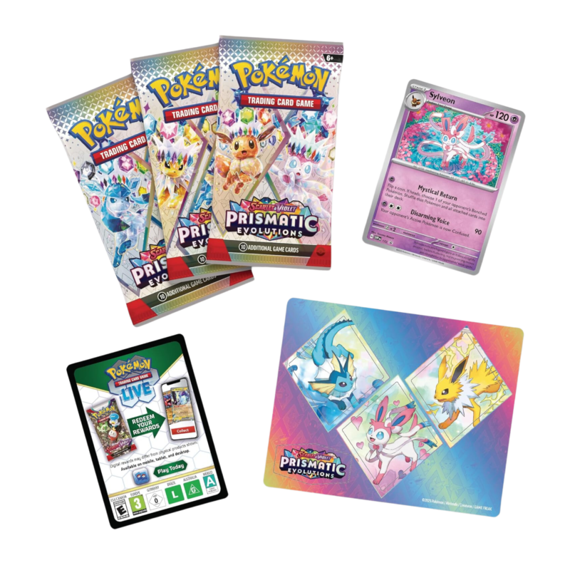 Pokémon Scarlet & Violet: Prismatic Evolutions Tech Sticker Collection