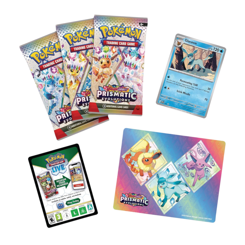 Pokémon Scarlet & Violet: Prismatic Evolutions Tech Sticker Collection