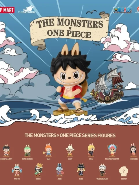 Pop Mart Labubu The Monsters X One Piece Series