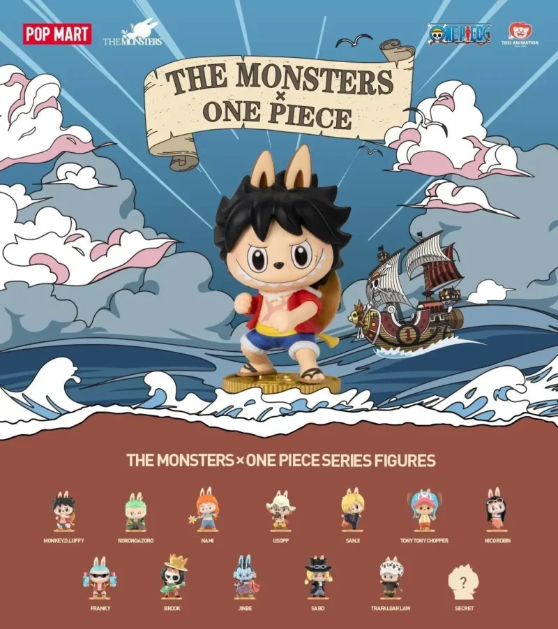 Pop Mart Labubu The Monsters X One Piece Series