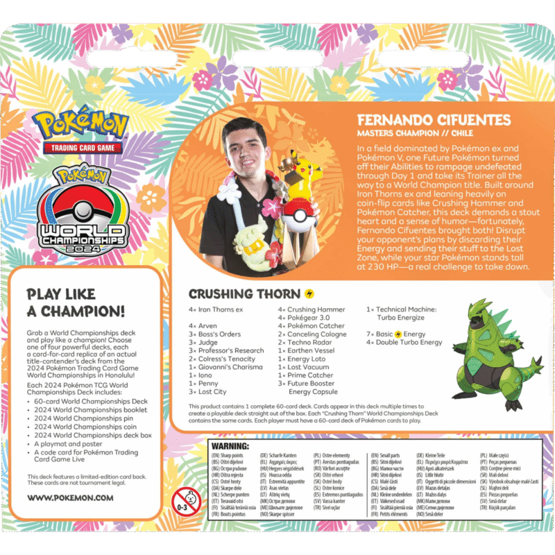 2024 Pokémon World Championships Deck – Iron Thorns [Fernando Cifuentes, Honolulu Edition]