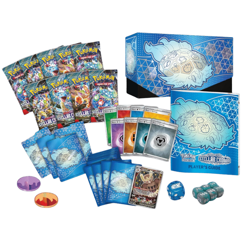 Pokemon TCG Scarlet & Violet Stellar Crown (SV07) Elite Trainer Box
