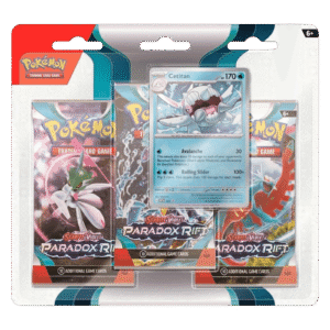 Pokémon TCG Scarlet & Violet — Paradox Rift 3-Pack Blister [ Cetitan or Arctibax Promo ]