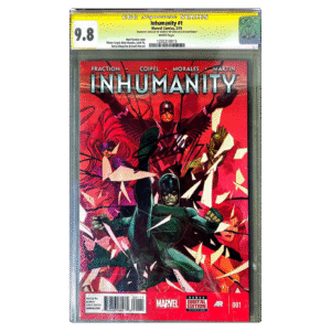 Inhumanity Marvel Comics #1 – CGC 9.8 | Signed by Stan Lee on His 91st Birthday!