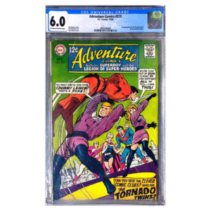 Adventure Comics #373 1st Appearance Tornado Twins DC Comics - CGC 6.0