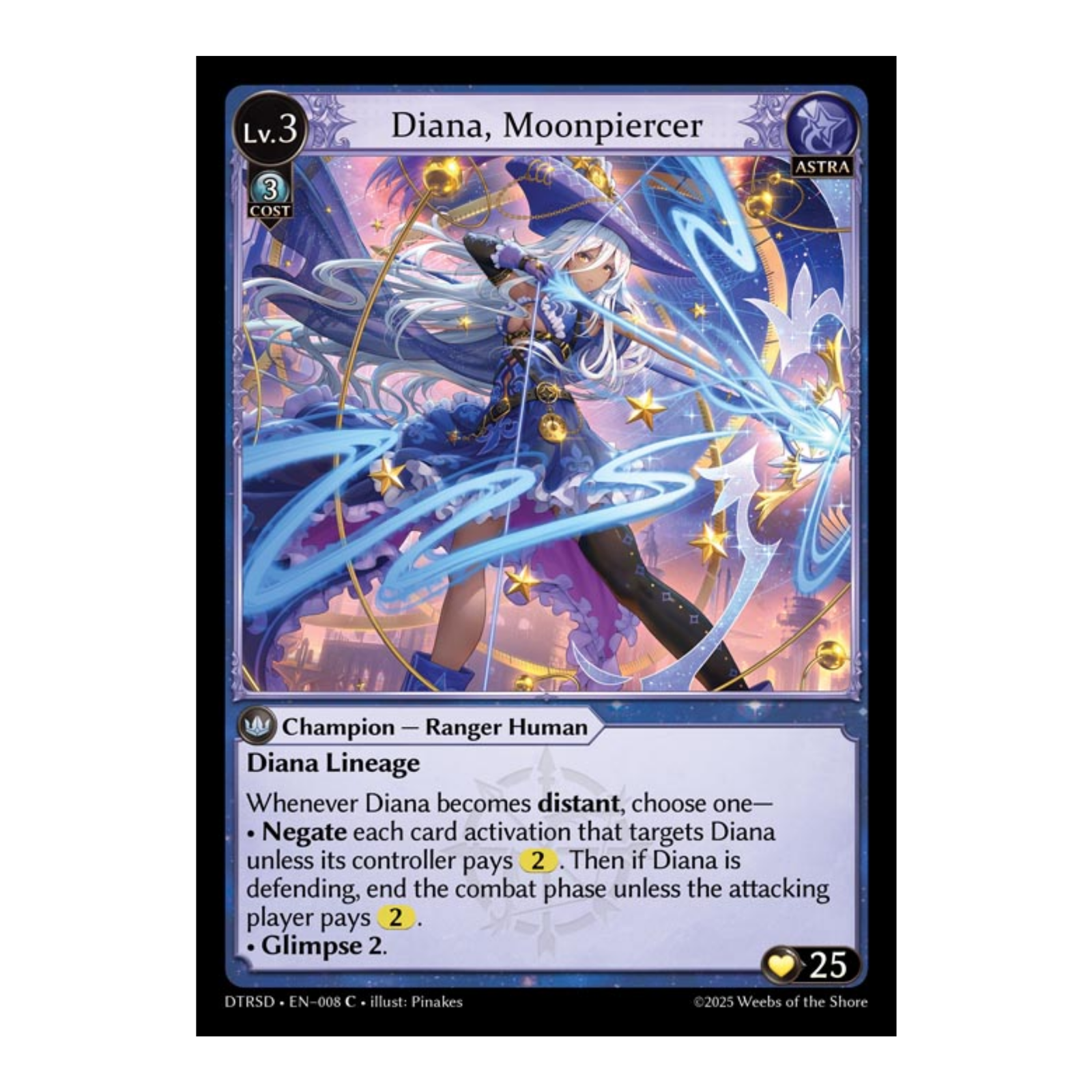 Grand Archive Distorted Reflections Diana, Moonpiercer Starter Deck Grand Archive Distorted Reflections Diana, Moonpiercer Starter Deck