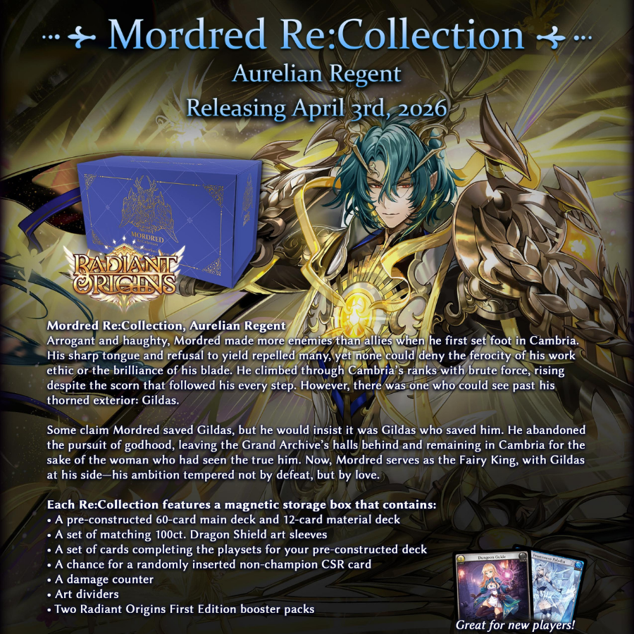 Grand Archive Mordred Re:Collection Aurelian Regent Deck Set 2026